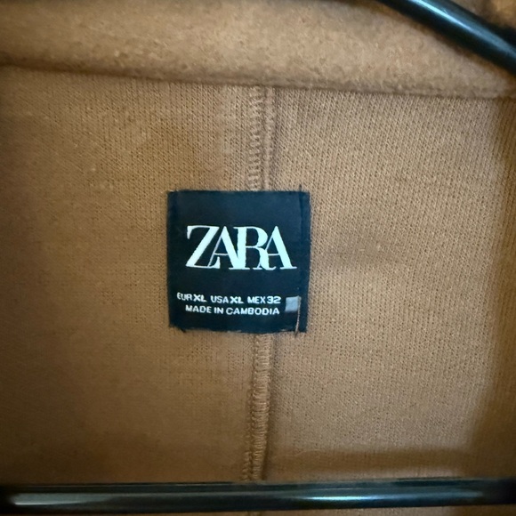 Zara Tan Trench Coat Timeless Style - Picture 5 of 6